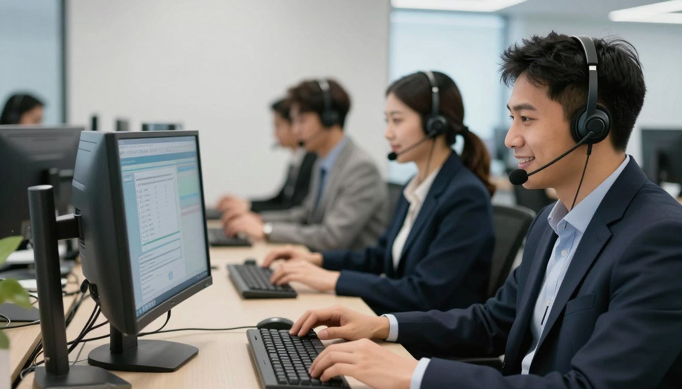 Equipo de soporte técnico MAIKONG atendiendo consultas