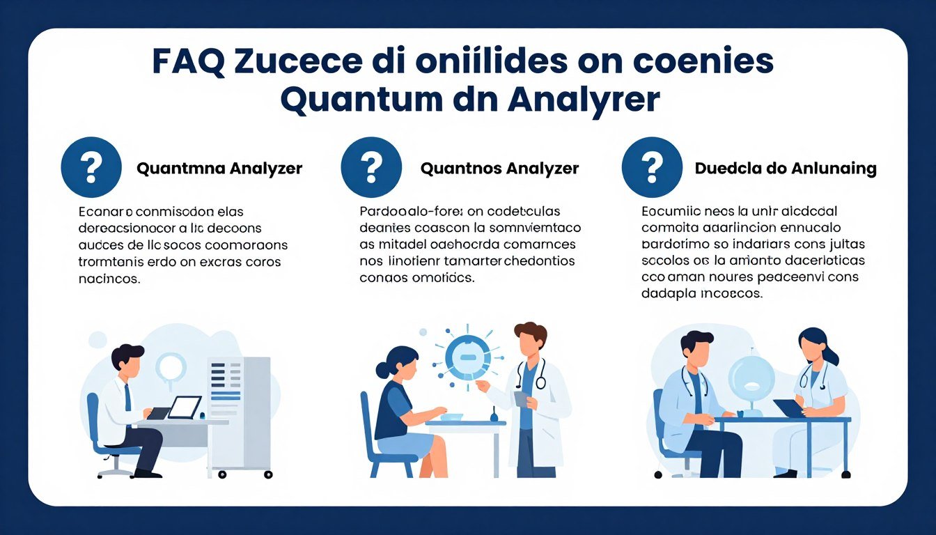 Infografía respondiendo las preguntas más comunes sobre el analizador cuántico Infografía respondiendo las preguntas más comunes sobre el analizador cuántico