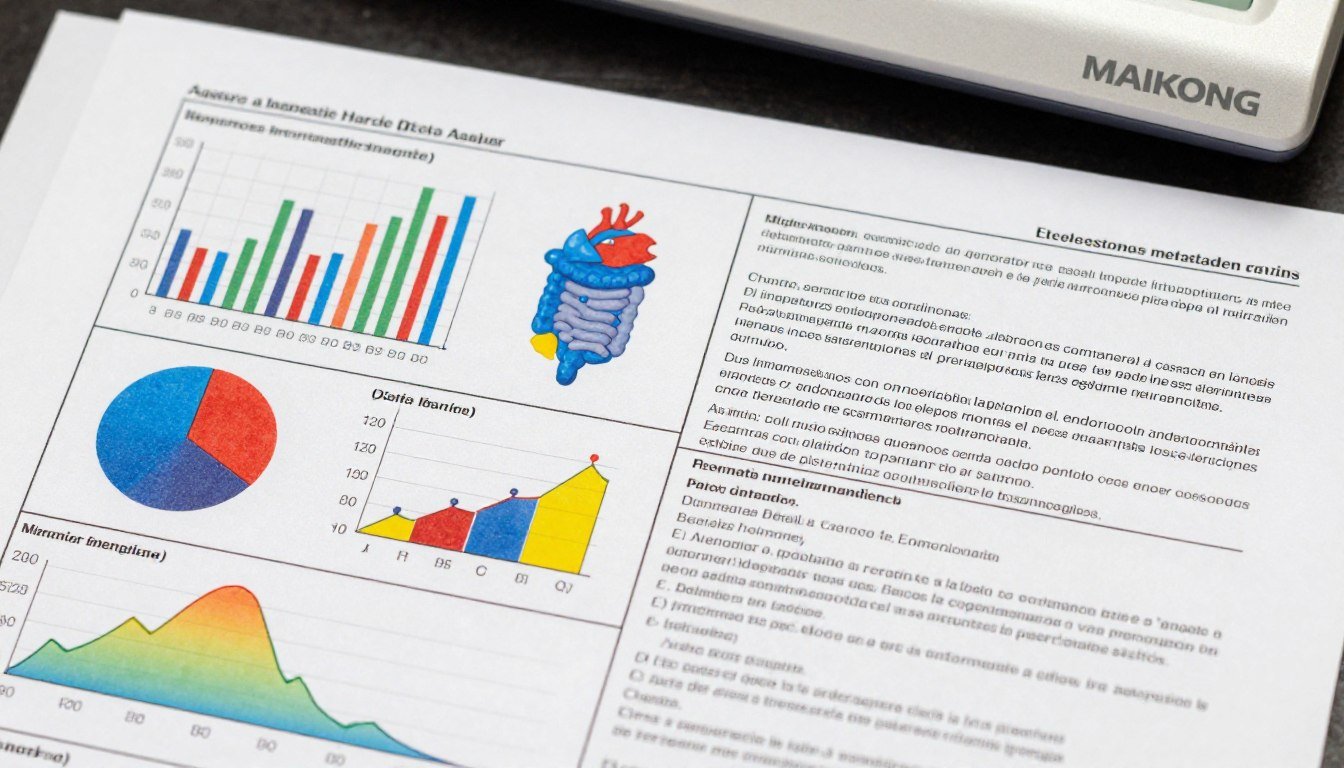 Reportes de salud generados por analizador cuántico mostrando gráficos de diferentes sistemas corporales